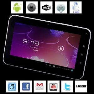 7" Android Tablet PC Allwinner A10 Cortex