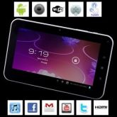 7" Android Tablet PC Allwinner A10 Cortex