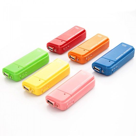USB Carregador de Bateria de Emergência Lanterna para Celula
