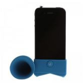 Azul bonito portátil silicone Horn Stand Amplificador